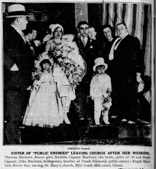 Old Newspaper Segment about Wedding
